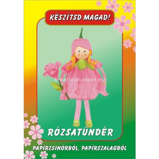 Papírszalag figura Rózsatündér