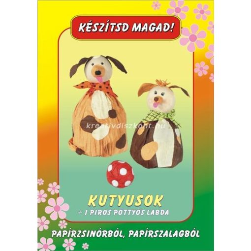 Papírszalag figura Kutyusok