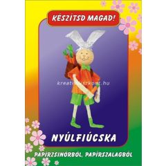 Papírszalag figura Nyúlfiúcska