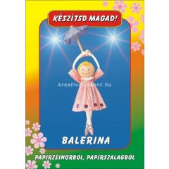 Papírszalag figura Balerína