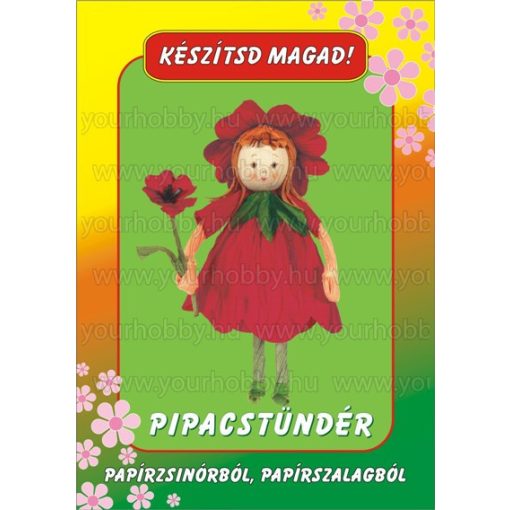 Papírszalag figura Pipacstündér