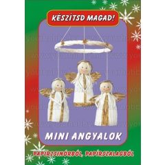 Papírszalag figura Mini angyalok 3 db