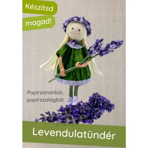 Papírszalag figura Levendulatündér