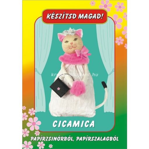 Papírszalag figura Cicamica