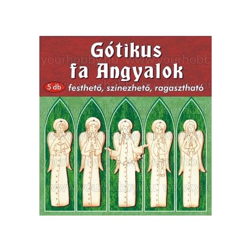 Gótikus angyalok 5 db