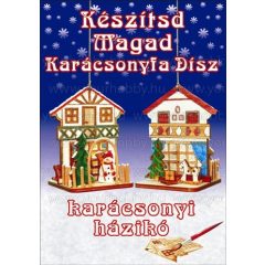 Karácsonyfa dísz, karácsonyi házikó