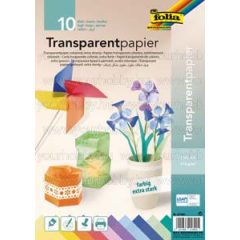 Transzparenspapír, A4, extra erős, színes  /10 db