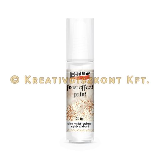 Pentart Szatináló üvegfesték 20 ml ezüst