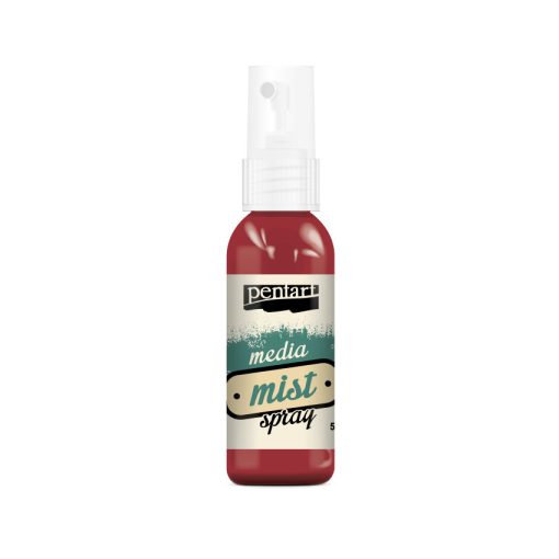 Pentart Média permetfesték spray 50 ml - piros